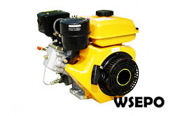 3hp 196cc Air Cooled Diesel Engine,4-Stroke,Swirl Chamber - Click Image to Close